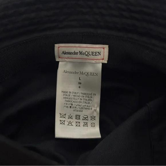 Alexander McQueen Dark Gray Hat - Picture 2 of 2